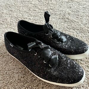 Black Sequin Keds